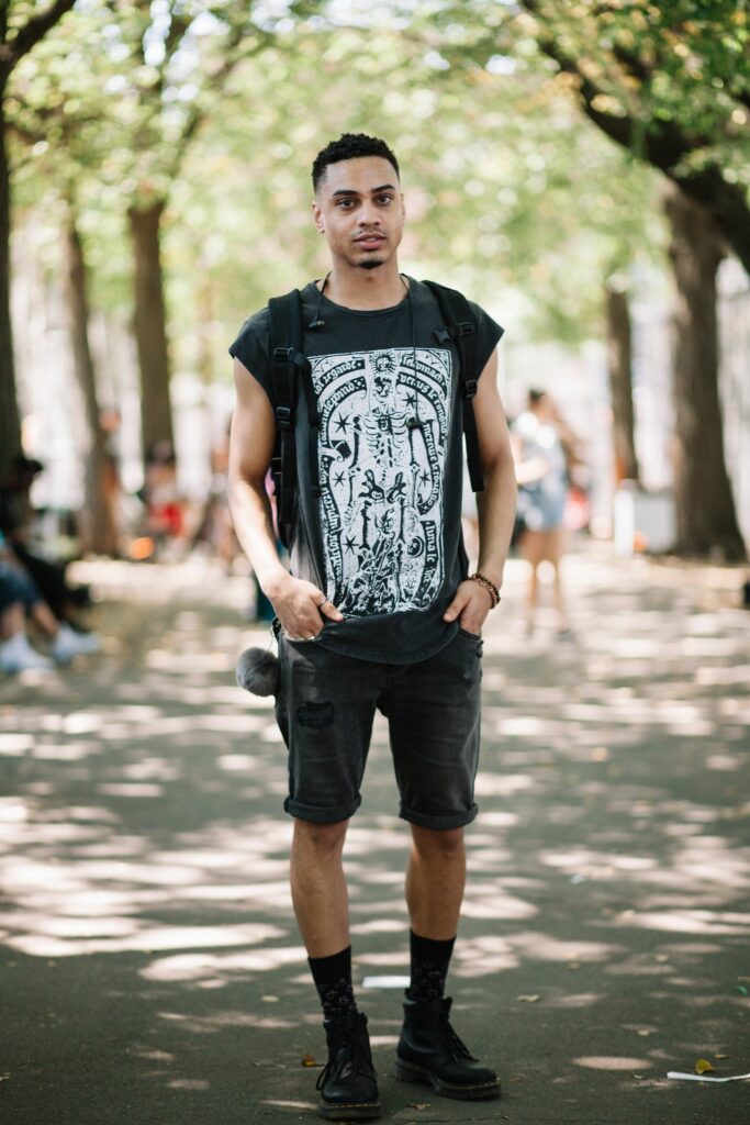 festival outfit graphic tee