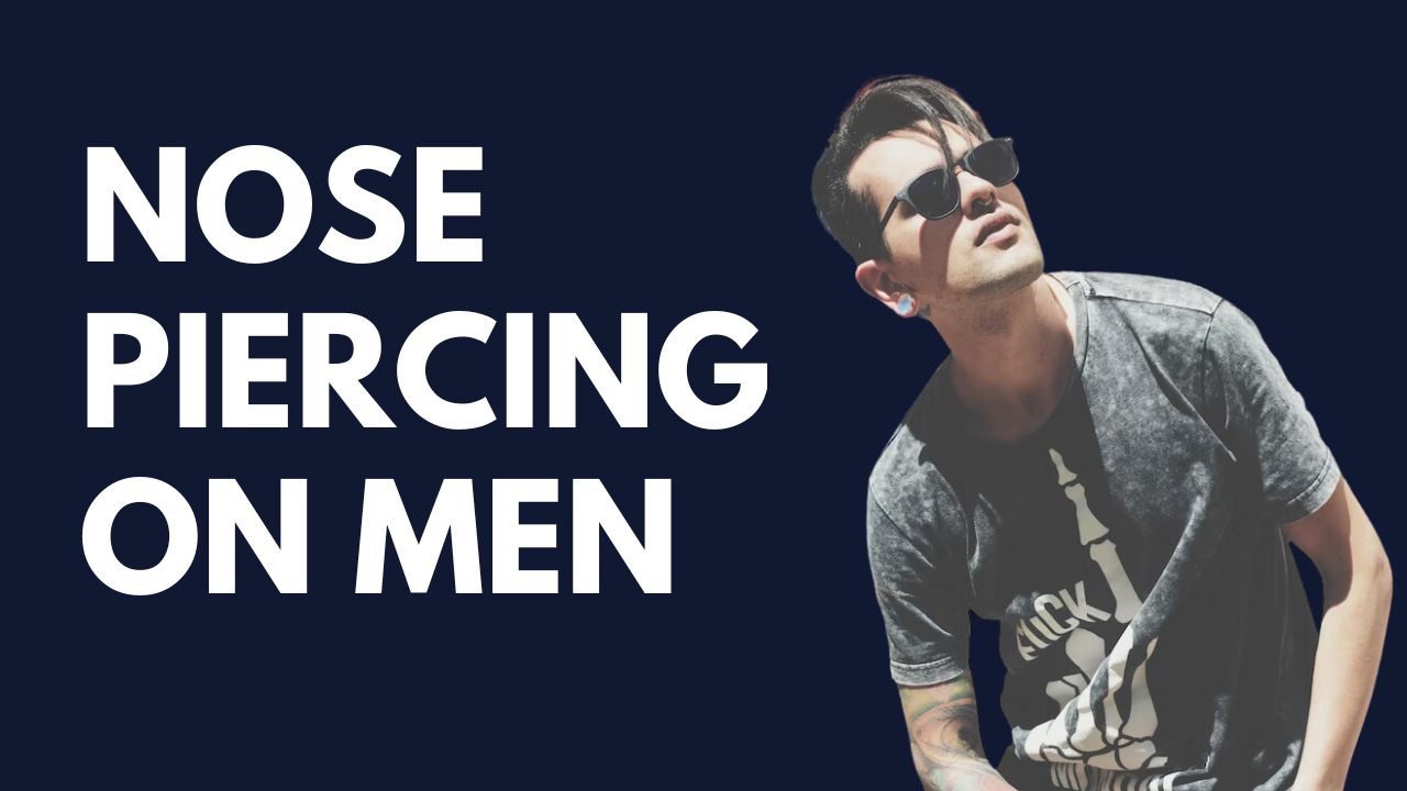 nose piercing on men