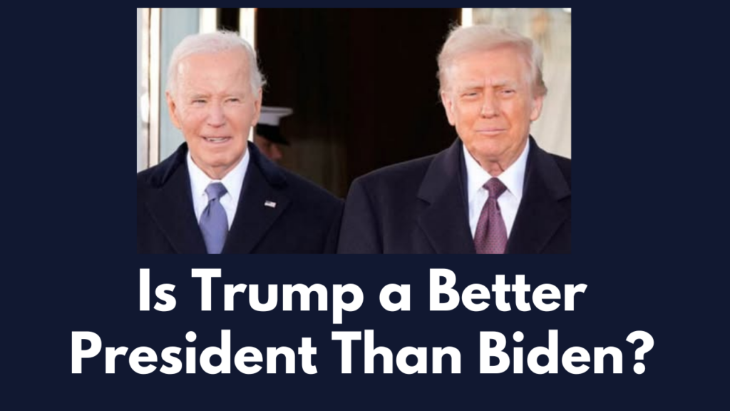 better president trump vs biden
