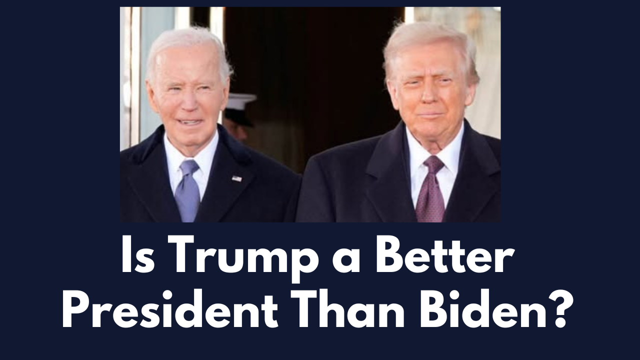 better president trump vs biden